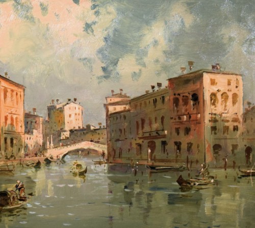 Venise, le Grand Canal à Cannaregio - Giuseppe Riva (1834-1916) - Napoléon III